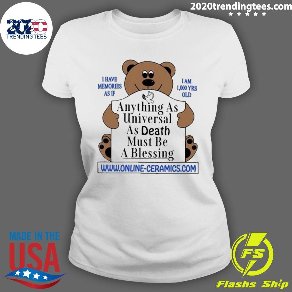 Original Online Ceramics Universal Death Blessing - Adult & Kids T-Shirts, Sweatshirts & Hoodies apparel design preview 3