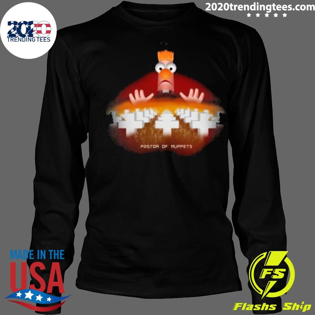 Original Pastor of Muppets - Adult & Kids T-Shirts, Sweatshirts & Hoodies apparel design preview 4