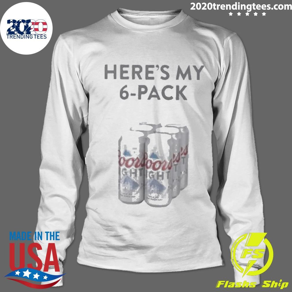 Original Patrick Mahomes Coors Light Heres My 6 Pack - Adult & Kids T-Shirts, Sweatshirts & Hoodies apparel design preview 4