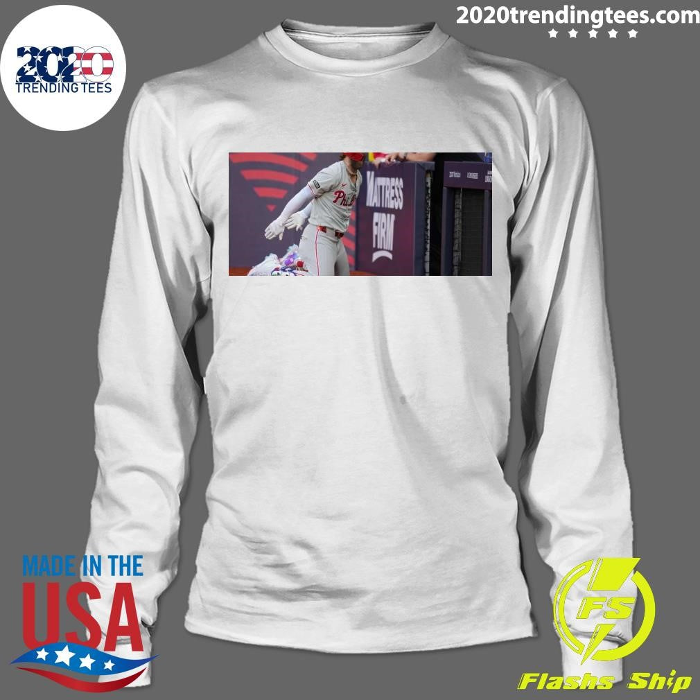 Original Phillies' Bryce Harper does soccer slide - Adult & Kids T-Shirts, Sweatshirts & Hoodies apparel design preview 4