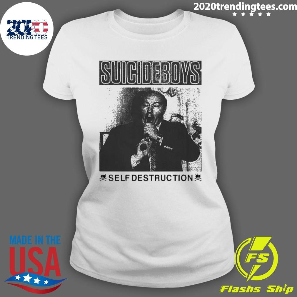 Original Political Suicide Self Destruction - Adult & Kids T-Shirts, Sweatshirts & Hoodies apparel design preview 3