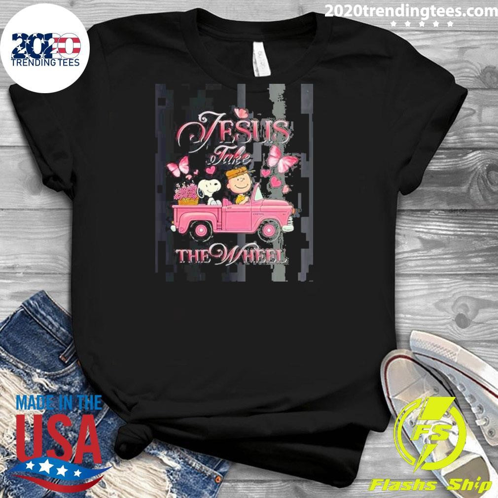Original Premium snoopy And Peanuts Jesus Take The - Adult & Kids T-Shirts, Sweatshirts & Hoodies apparel design preview 3