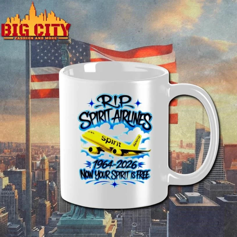 Original RIP Spirit Airlines 1964-2026 - Adult & Kids T-Shirts, Sweatshirts & Hoodies apparel design preview 3