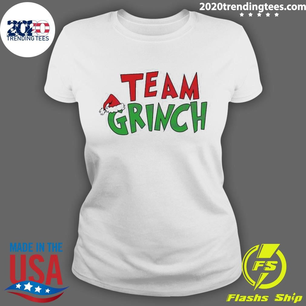 Original Team Grinch for Christmas - Adult & Kids T-Shirts, Sweatshirts & Hoodies apparel design preview 3