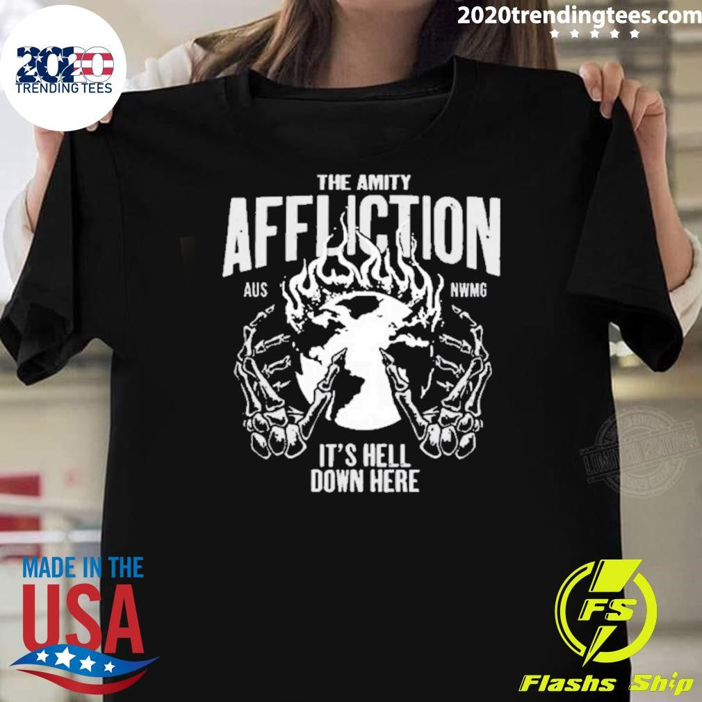 Original The Amity Affliction Hell Down Here - Adult & Kids T-Shirts, Sweatshirts & Hoodies apparel design preview 1