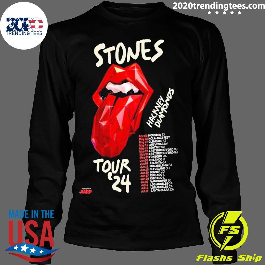 Original The Rolling Stones Hackney Diamonds 2024 - Adult & Kids T-Shirts, Sweatshirts & Hoodies apparel design preview 4