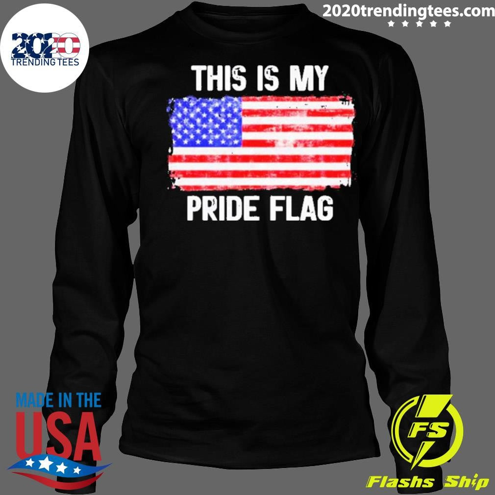 Original This Is My Pride Flag Usa - Adult & Kids T-Shirts, Sweatshirts & Hoodies apparel design preview 4