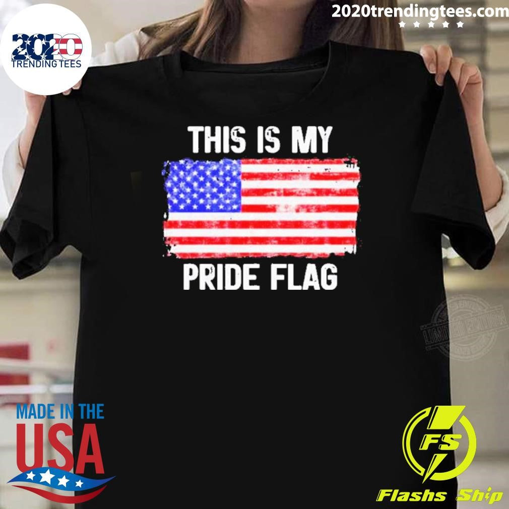 Original This Is My Pride Flag Usa - Adult & Kids T-Shirts, Sweatshirts & Hoodies apparel design preview 1