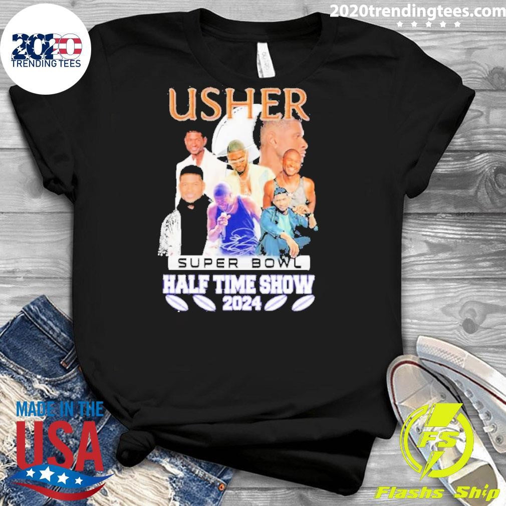 Original Usher Super Bowl Half Time Show 2024 - Adult & Kids T-Shirts, Sweatshirts & Hoodies apparel design preview 3