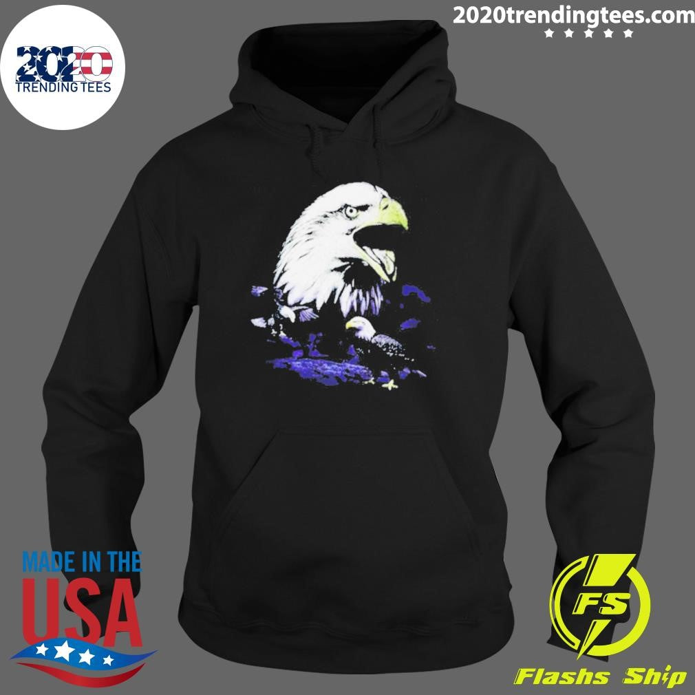 Original We Don't Trust You Eagles Distressed Hem - Adult & Kids T-Shirts, Sweatshirts & Hoodies apparel design preview 2