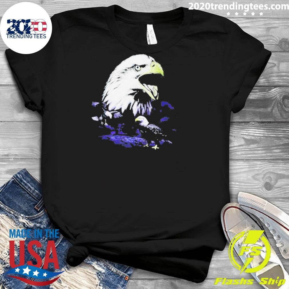 Original We Don't Trust You Eagles Distressed Hem - Adult & Kids T-Shirts, Sweatshirts & Hoodies apparel design preview 3