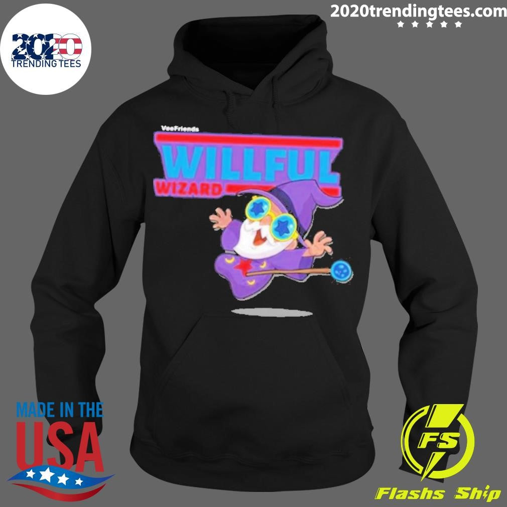 Original Willful Wizard Character Comfort - Adult & Kids T-Shirts, Sweatshirts & Hoodies apparel design preview 2