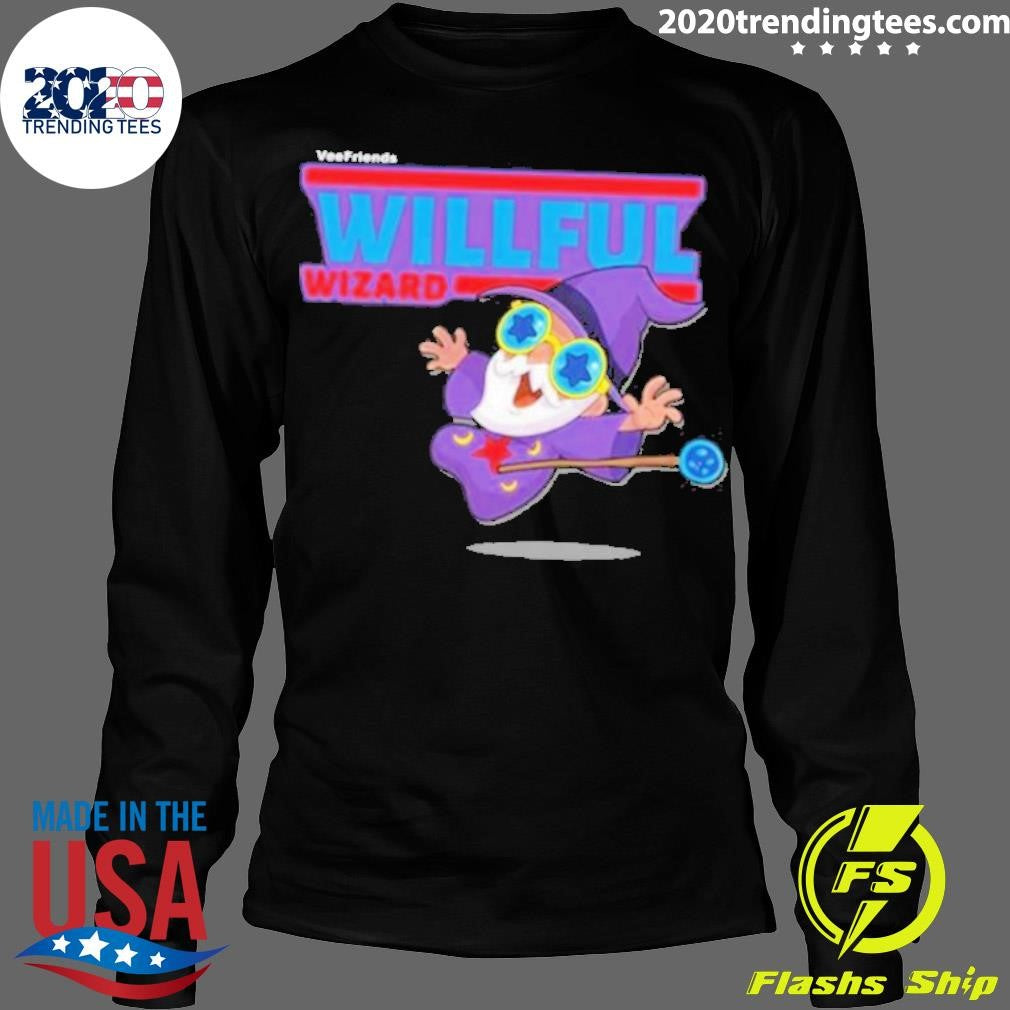Original Willful Wizard Character Comfort - Adult & Kids T-Shirts, Sweatshirts & Hoodies apparel design preview 4