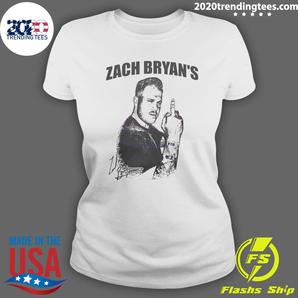 Original Zach Bryan Funny Middle Finger Vintage - Adult & Kids T-Shirts, Sweatshirts & Hoodies apparel design preview 3