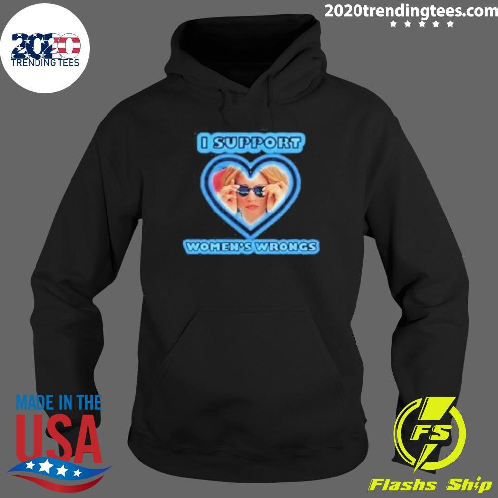 Original Zendaya I Support Women's Wrongs - Adult & Kids T-Shirts, Sweatshirts & Hoodies apparel design preview 2