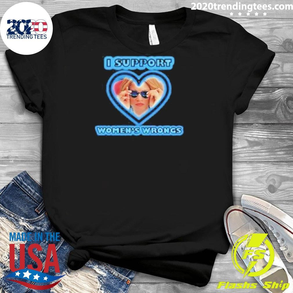 Original Zendaya I Support Women's Wrongs - Adult & Kids T-Shirts, Sweatshirts & Hoodies apparel design preview 3