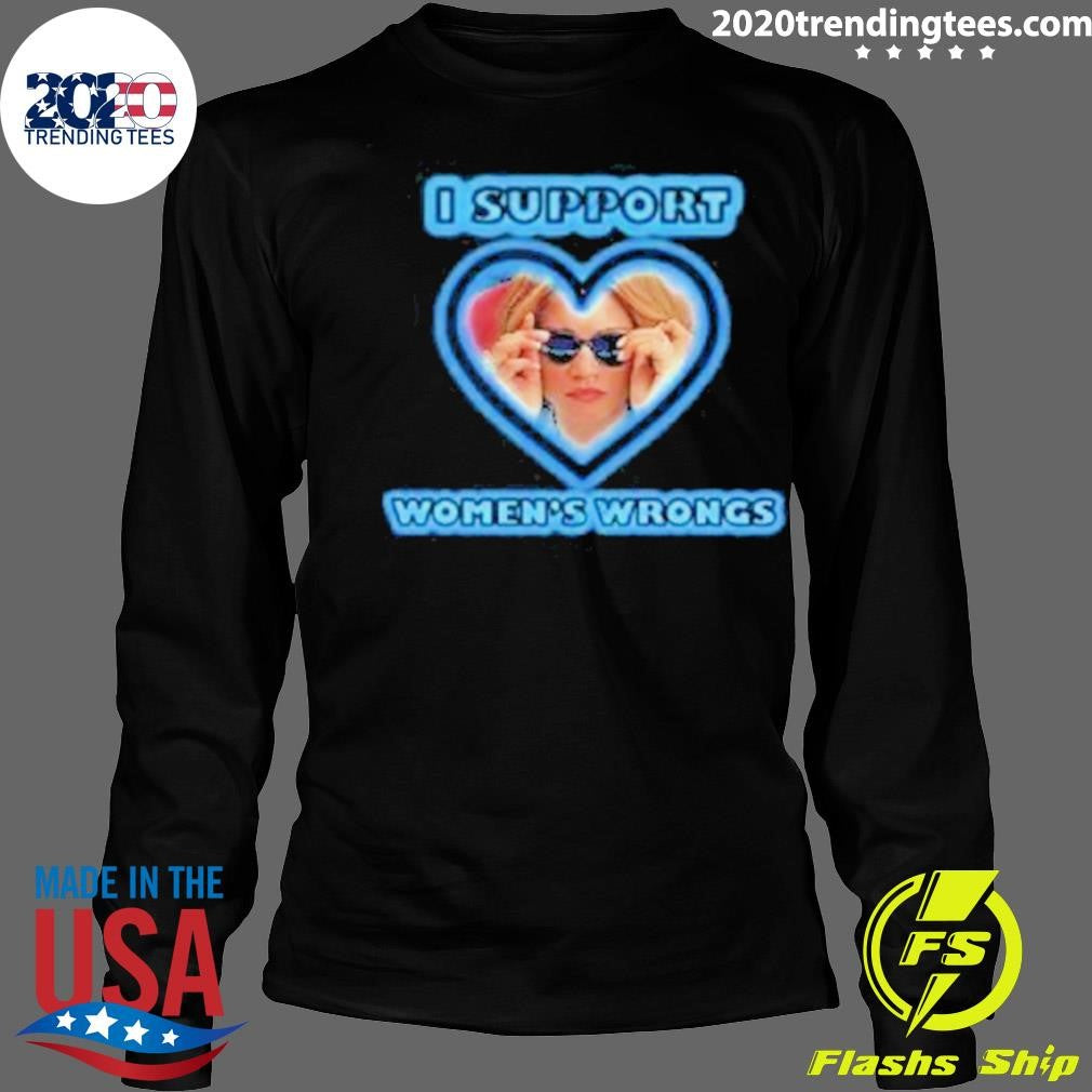 Original Zendaya I Support Women's Wrongs - Adult & Kids T-Shirts, Sweatshirts & Hoodies apparel design preview 4