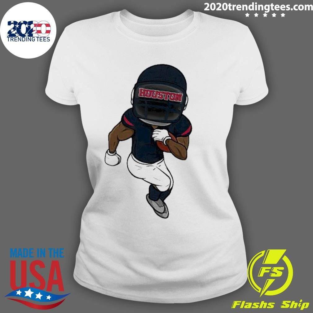 Original houston Football Player Team Colors - Adult & Kids T-Shirts, Sweatshirts & Hoodies apparel design preview 3