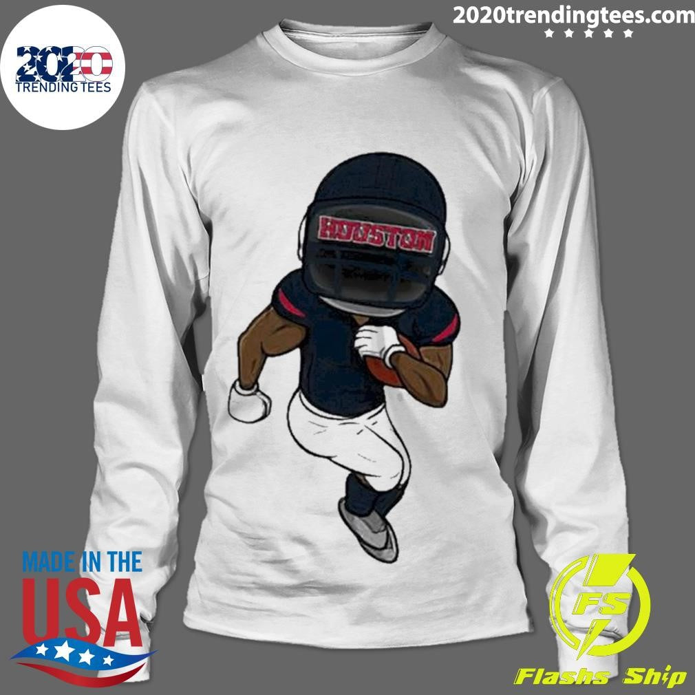 Original houston Football Player Team Colors - Adult & Kids T-Shirts, Sweatshirts & Hoodies apparel design preview 4