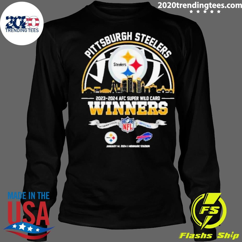 Original pittsburgh Steelers Winners Season 2023 2024 - Adult & Kids T-Shirts, Sweatshirts & Hoodies apparel design preview 4