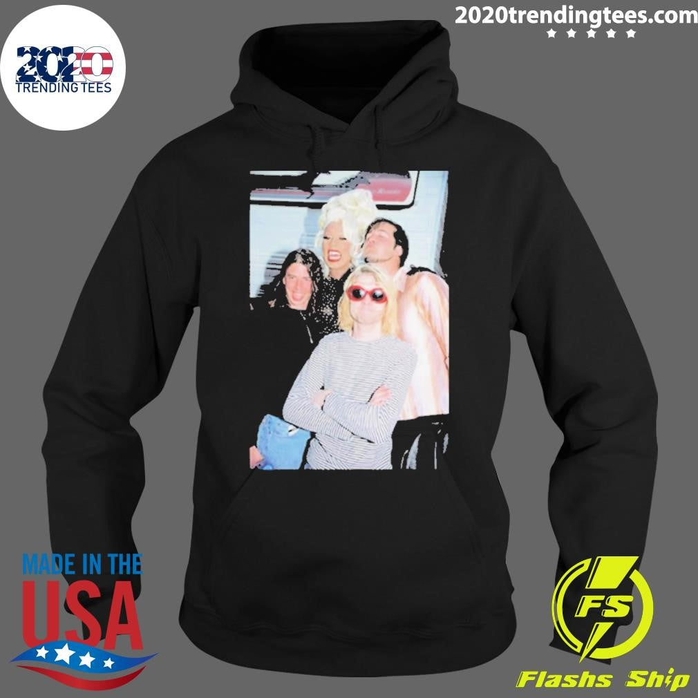Original ruPaul And Nirvana - Adult & Kids T-Shirts, Sweatshirts & Hoodies apparel design preview 2