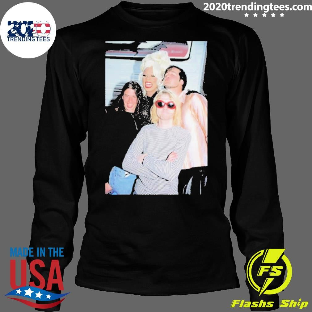 Original ruPaul And Nirvana - Adult & Kids T-Shirts, Sweatshirts & Hoodies apparel design preview 4