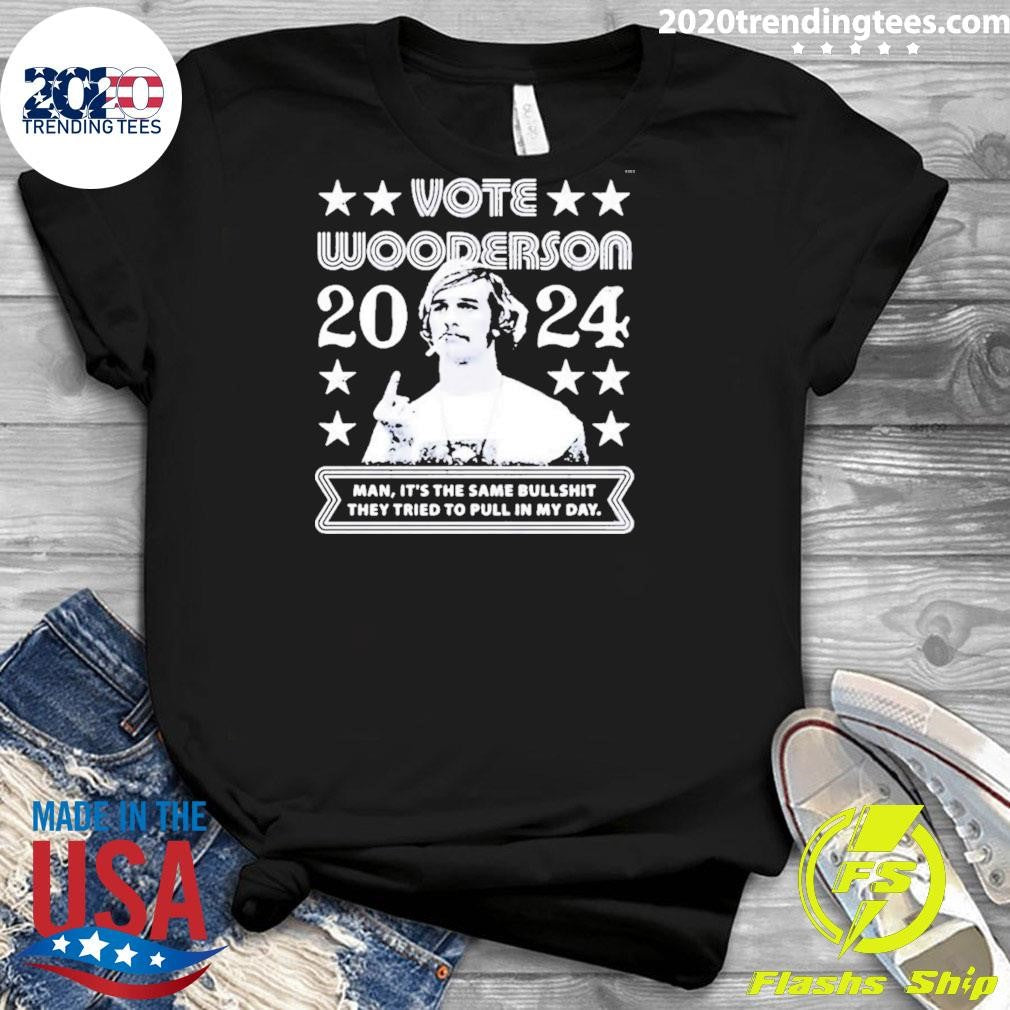 Original wooderson 2024 Phony Campaign - Adult & Kids T-Shirts, Sweatshirts & Hoodies apparel design preview 3
