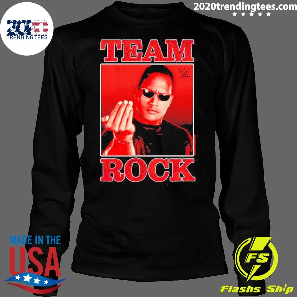 Original wwe Team Rock - Adult & Kids T-Shirts, Sweatshirts & Hoodies apparel design preview 4
