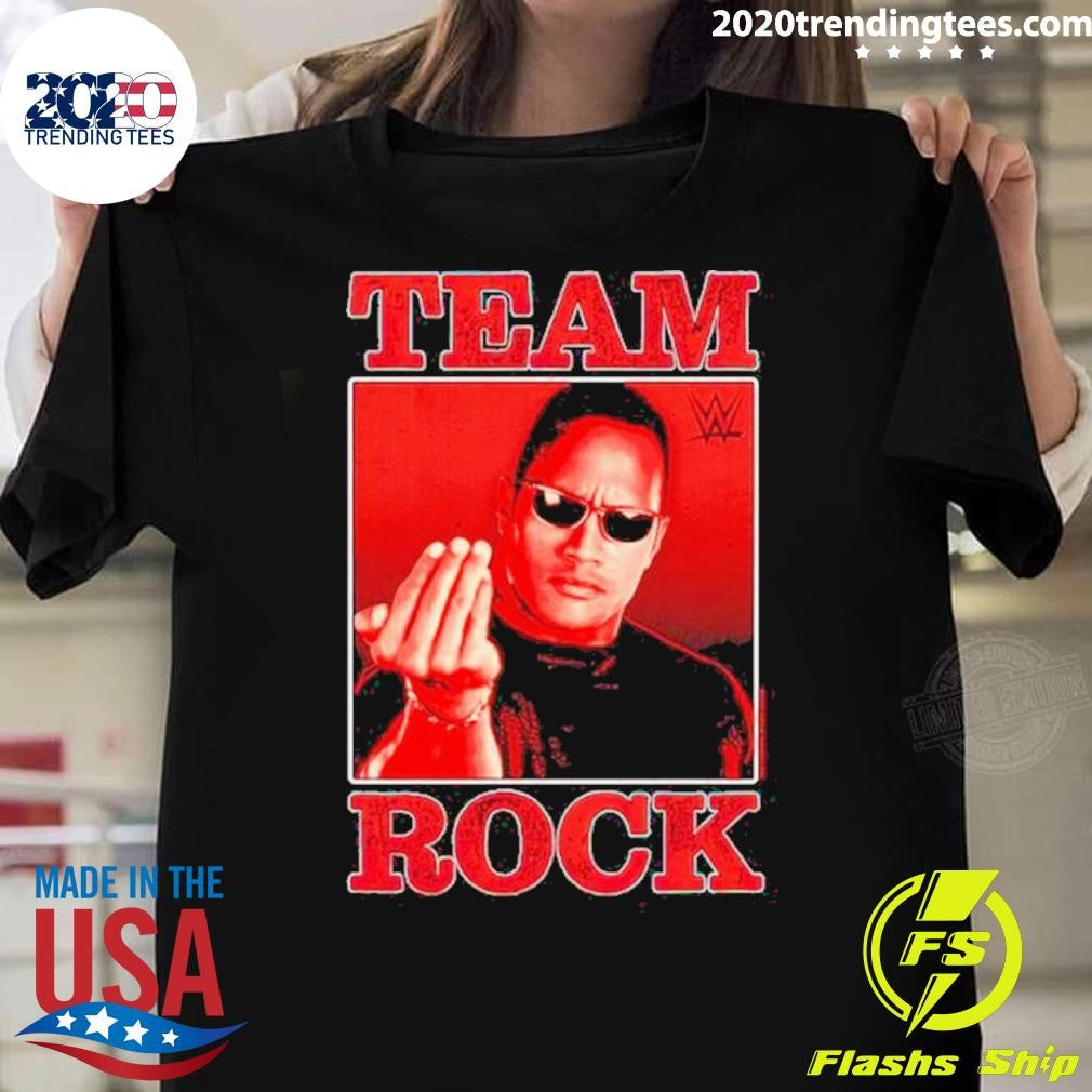 Original wwe Team Rock - Adult & Kids T-Shirts, Sweatshirts & Hoodies apparel design preview 1
