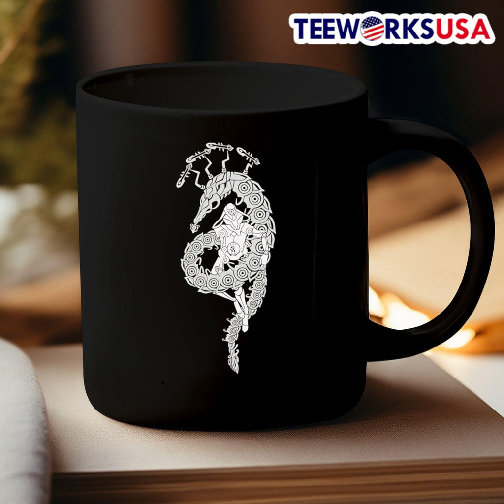 Orowyrm x Thrax Stencil Warframe - Adult & Kids T-Shirts, Sweatshirts & Hoodies apparel design preview 3