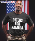 Otters for Kamala Harris - Adult & Kids T-Shirts, Sweatshirts & Hoodies apparel design preview 1
