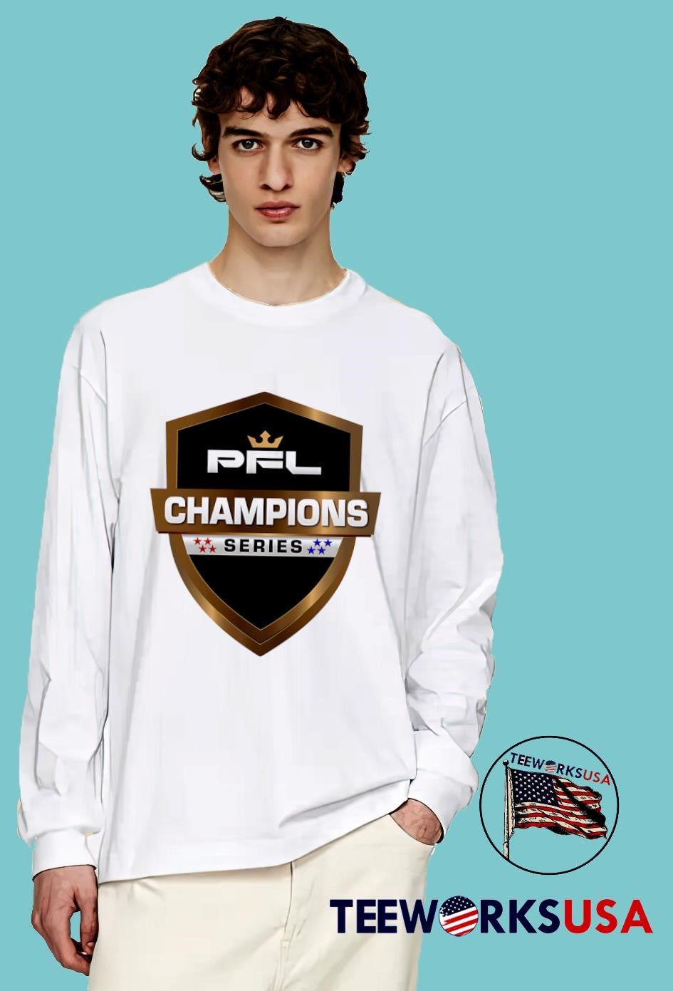 PFL Champions Series logo - Adult & Kids T-Shirts, Sweatshirts & Hoodies apparel design preview 4