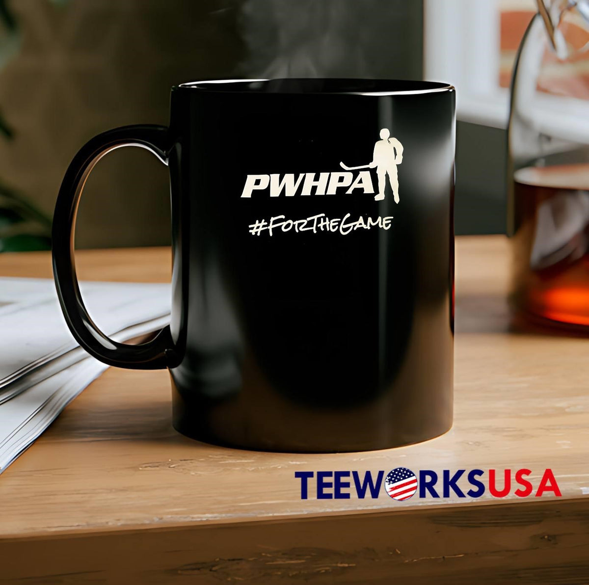 PWHPA Hockey forthegame - Adult & Kids T-Shirts, Sweatshirts & Hoodies apparel design preview 2
