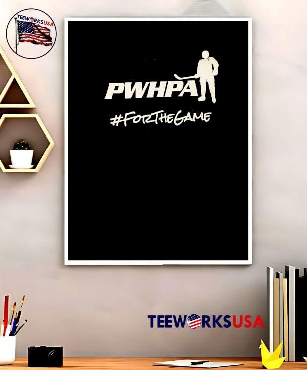 PWHPA Hockey forthegame - Adult & Kids T-Shirts, Sweatshirts & Hoodies apparel design preview 5