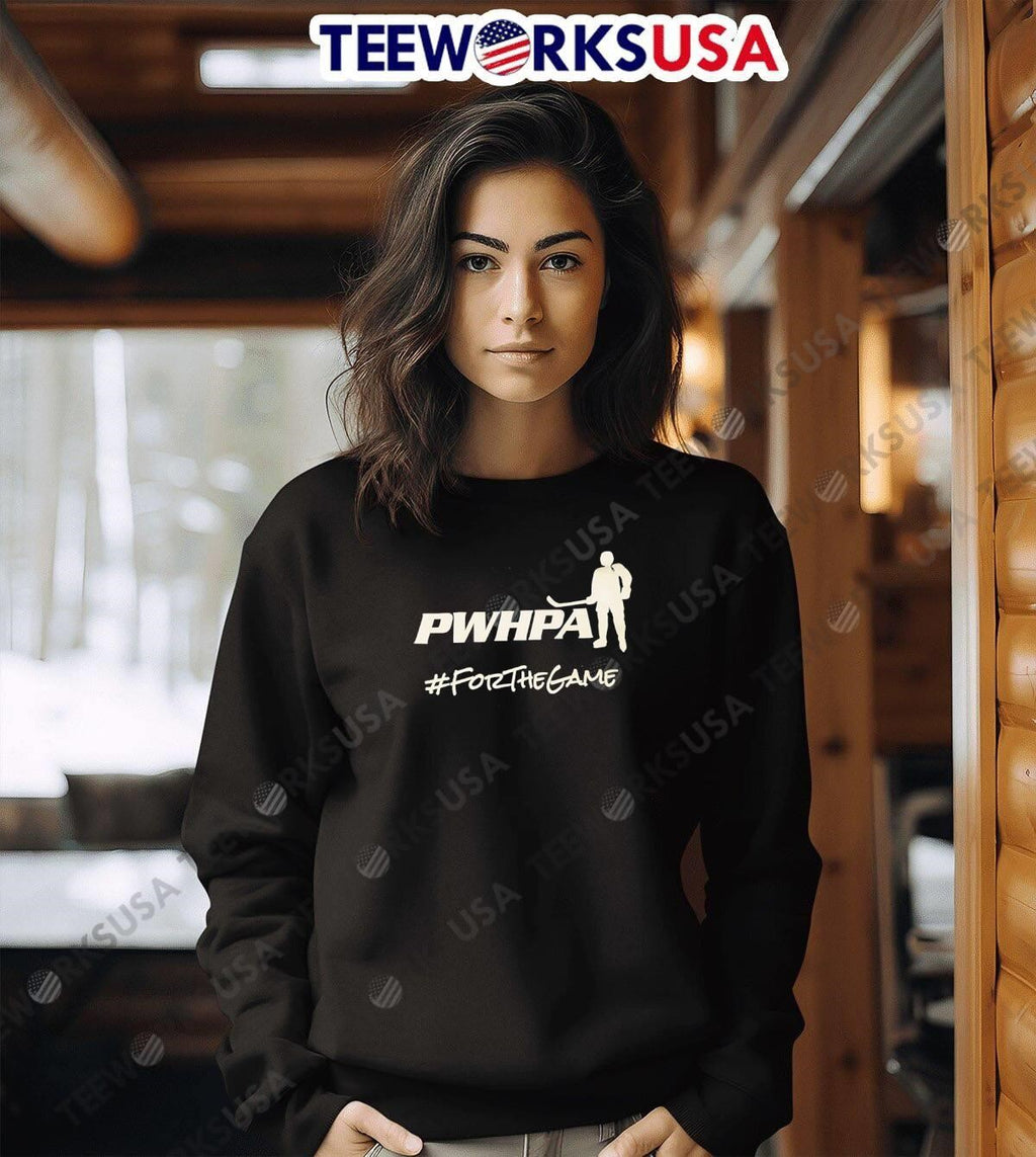 PWHPA Hockey forthegame - Adult & Kids T-Shirts, Sweatshirts & Hoodies apparel design preview 6