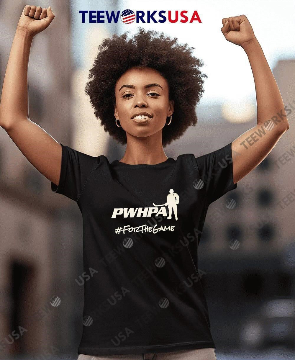 PWHPA Hockey forthegame - Adult & Kids T-Shirts, Sweatshirts & Hoodies apparel design preview 8