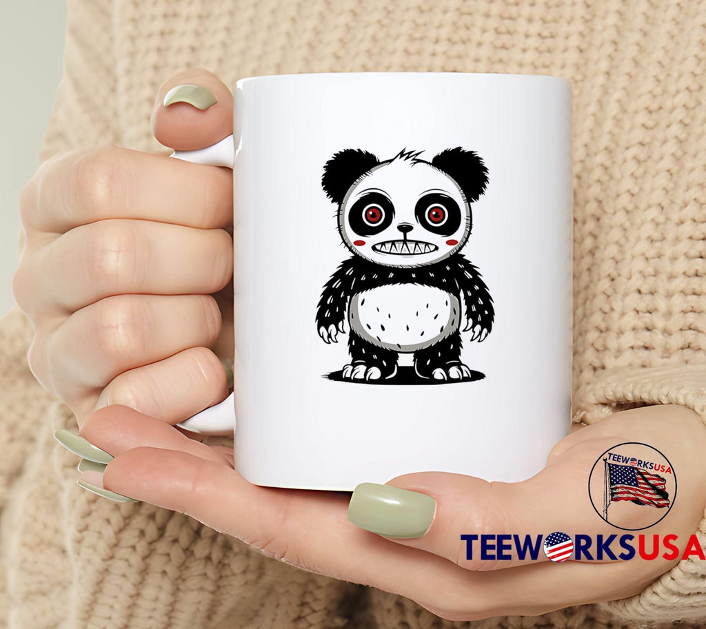Panda Bear horror cute - Adult & Kids T-Shirts, Sweatshirts & Hoodies apparel design preview 6