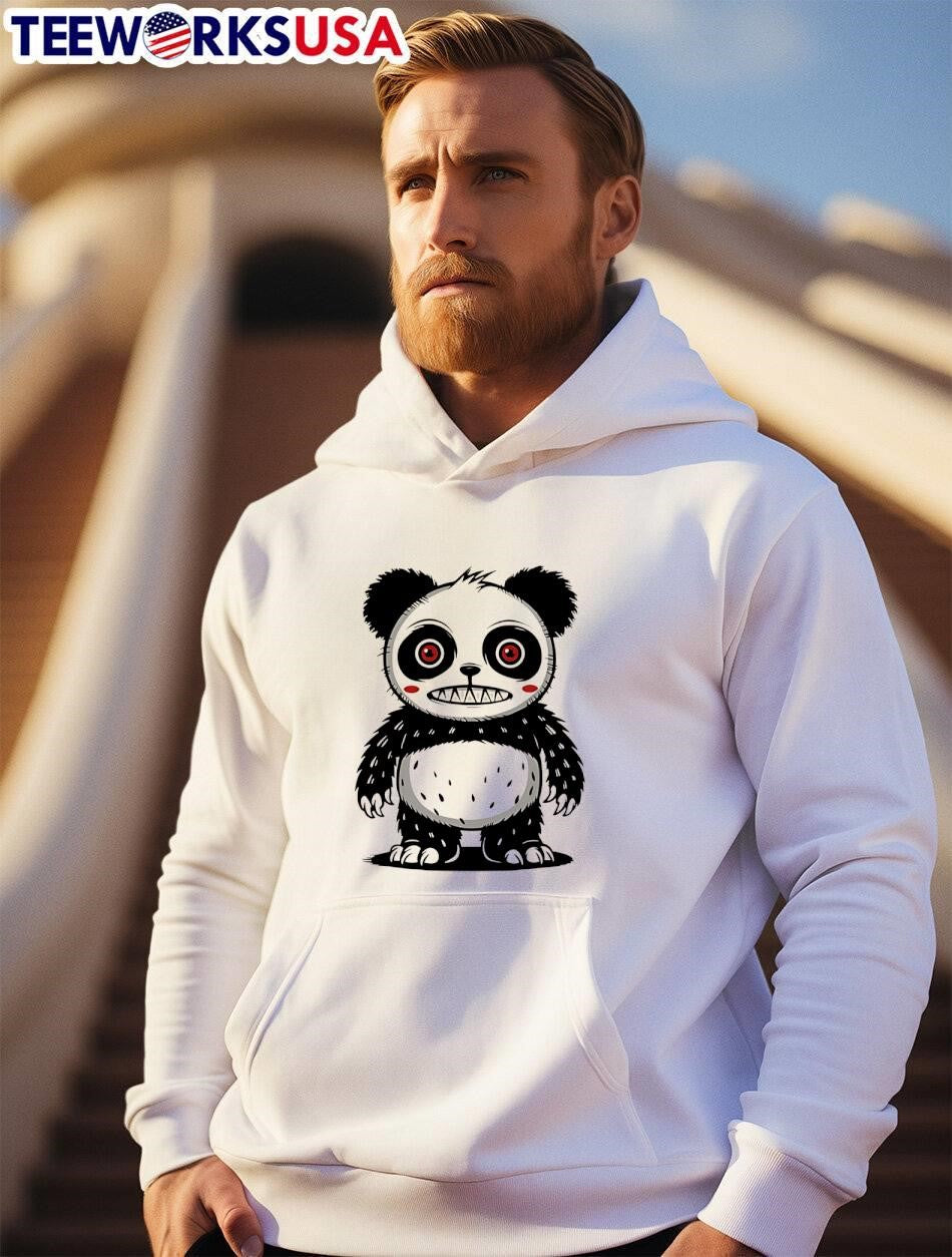 Panda Bear horror cute - Adult & Kids T-Shirts, Sweatshirts & Hoodies apparel design preview 2