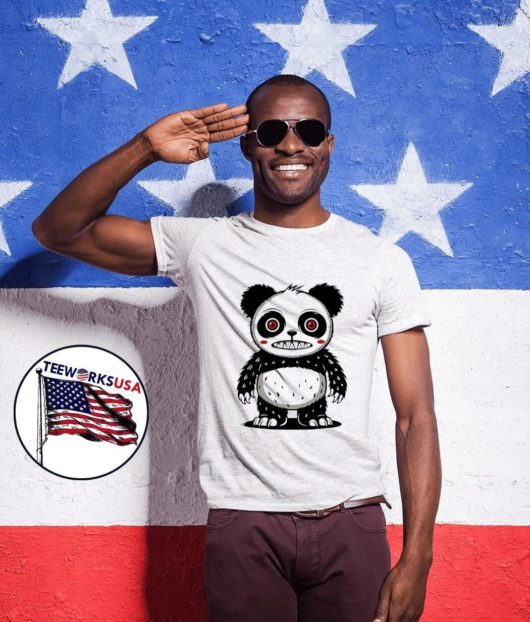 Panda Bear horror cute - Adult & Kids T-Shirts, Sweatshirts & Hoodies apparel design preview 1
