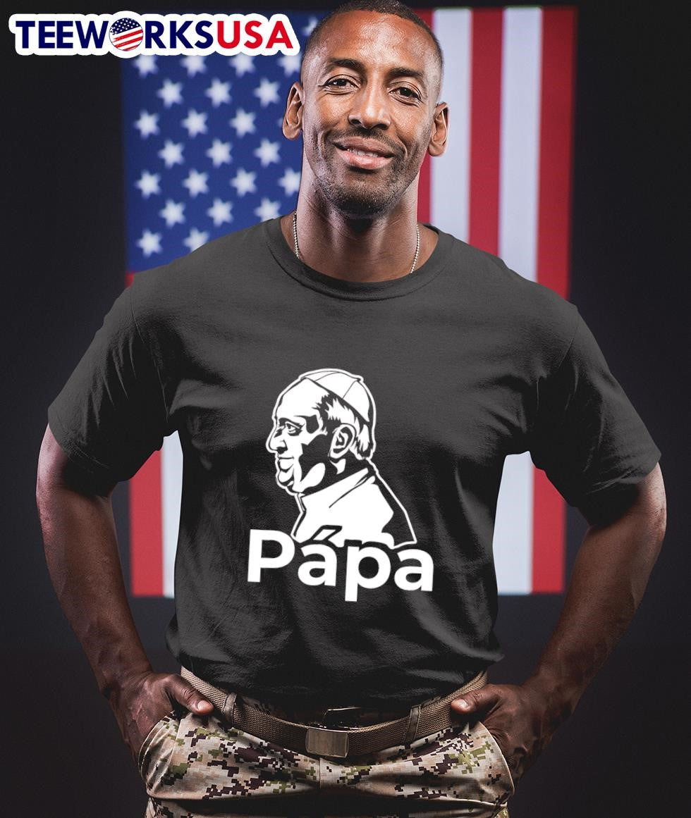 Papa Pope Francis - Adult & Kids T-Shirts, Sweatshirts & Hoodies apparel design preview 1