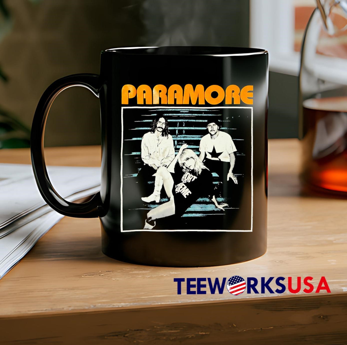 Paramore picture retro - Adult & Kids T-Shirts, Sweatshirts & Hoodies apparel design preview 2
