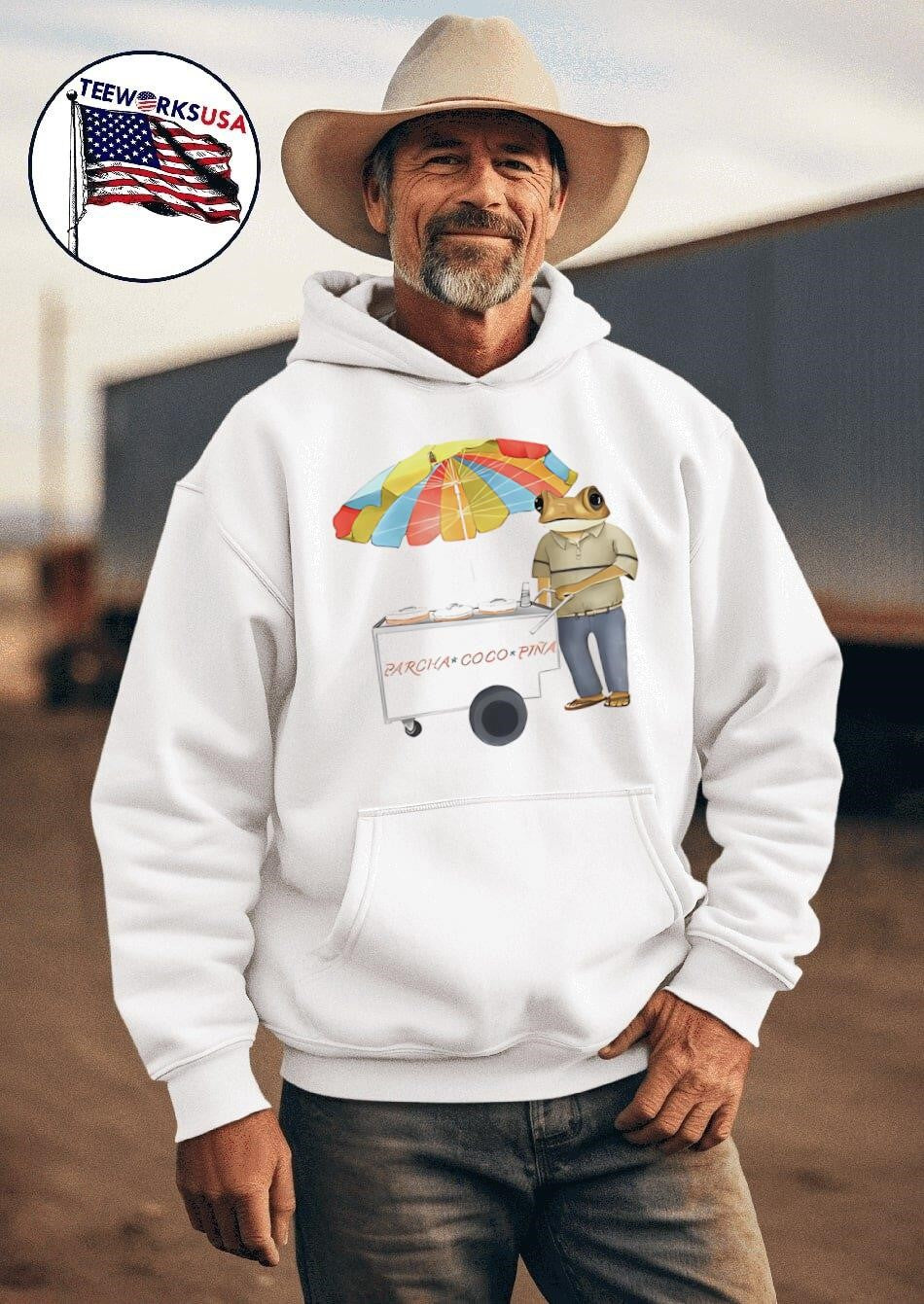 Parcha Coco Piña - Adult & Kids T-Shirts, Sweatshirts & Hoodies apparel design preview 2