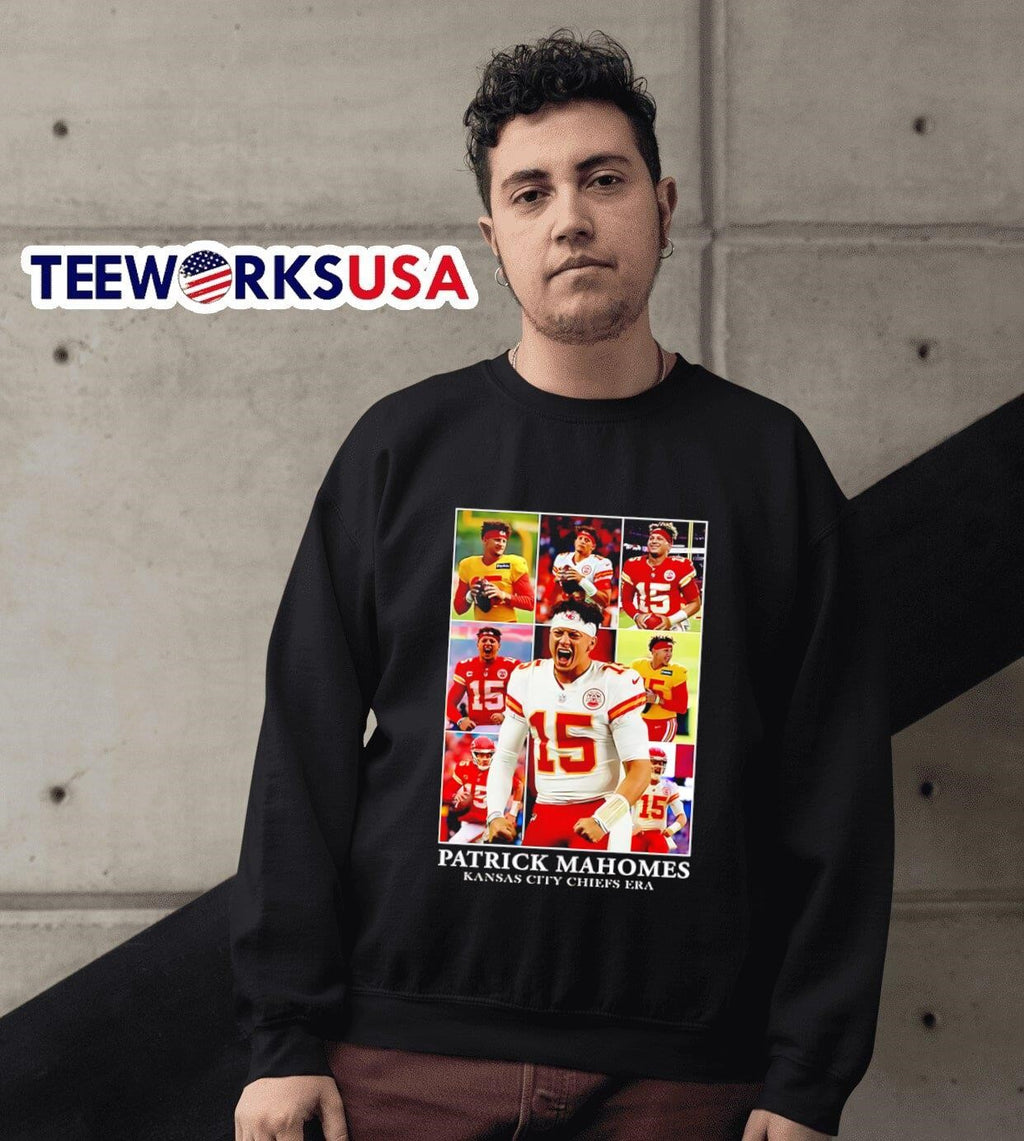 Patrick Mahomes Kansas City CHiefs Era - Adult & Kids T-Shirts, Sweatshirts & Hoodies apparel design preview 3