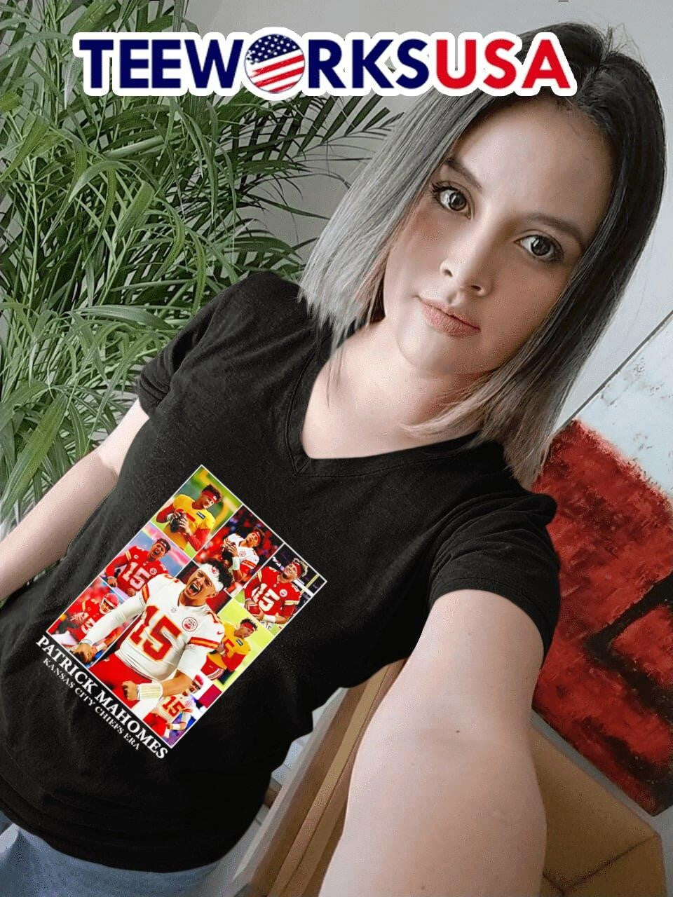 Patrick Mahomes Kansas City CHiefs Era - Adult & Kids T-Shirts, Sweatshirts & Hoodies apparel design preview 4