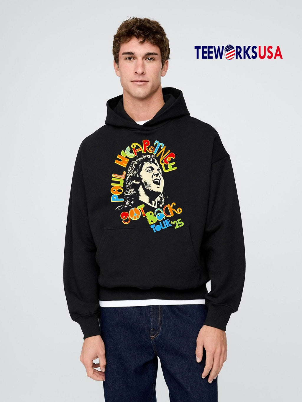 Paul McCartney Got Back Tour '25 - Adult & Kids T-Shirts, Sweatshirts & Hoodies apparel design preview 2