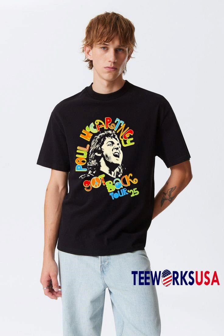 Paul McCartney Got Back Tour '25 - Adult & Kids T-Shirts, Sweatshirts & Hoodies apparel design preview 3