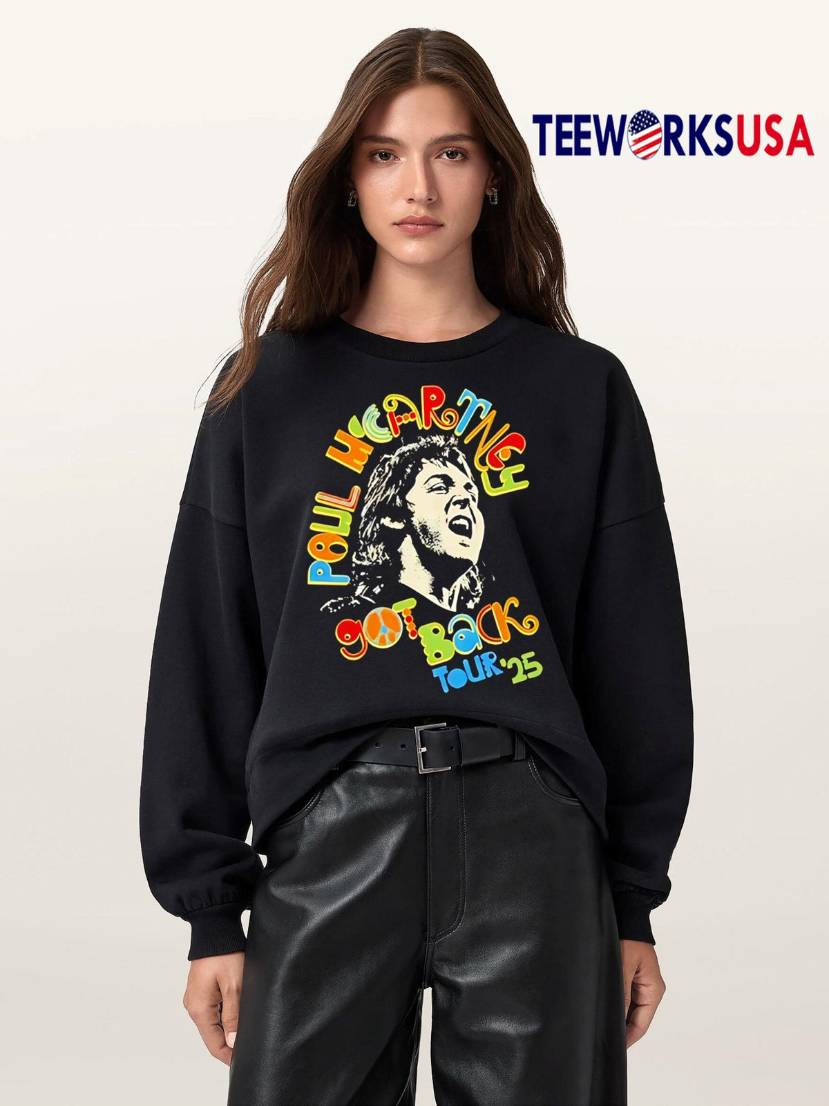Paul McCartney Got Back Tour '25 - Adult & Kids T-Shirts, Sweatshirts & Hoodies apparel design preview 5