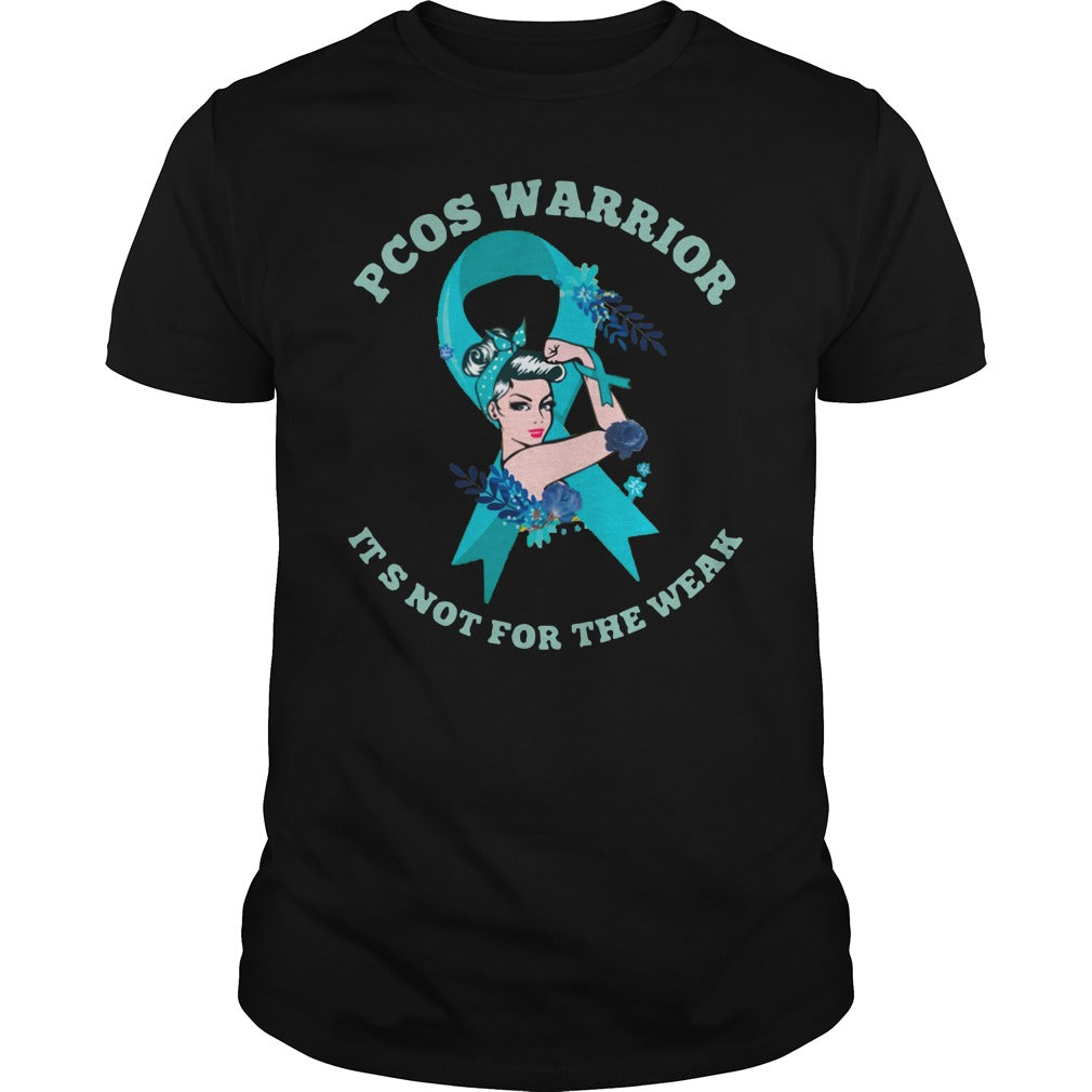 Pcos Warrior It's Not For The Weak - Adult & Kids T-Shirts, Sweatshirts & Hoodies apparel design preview 1
