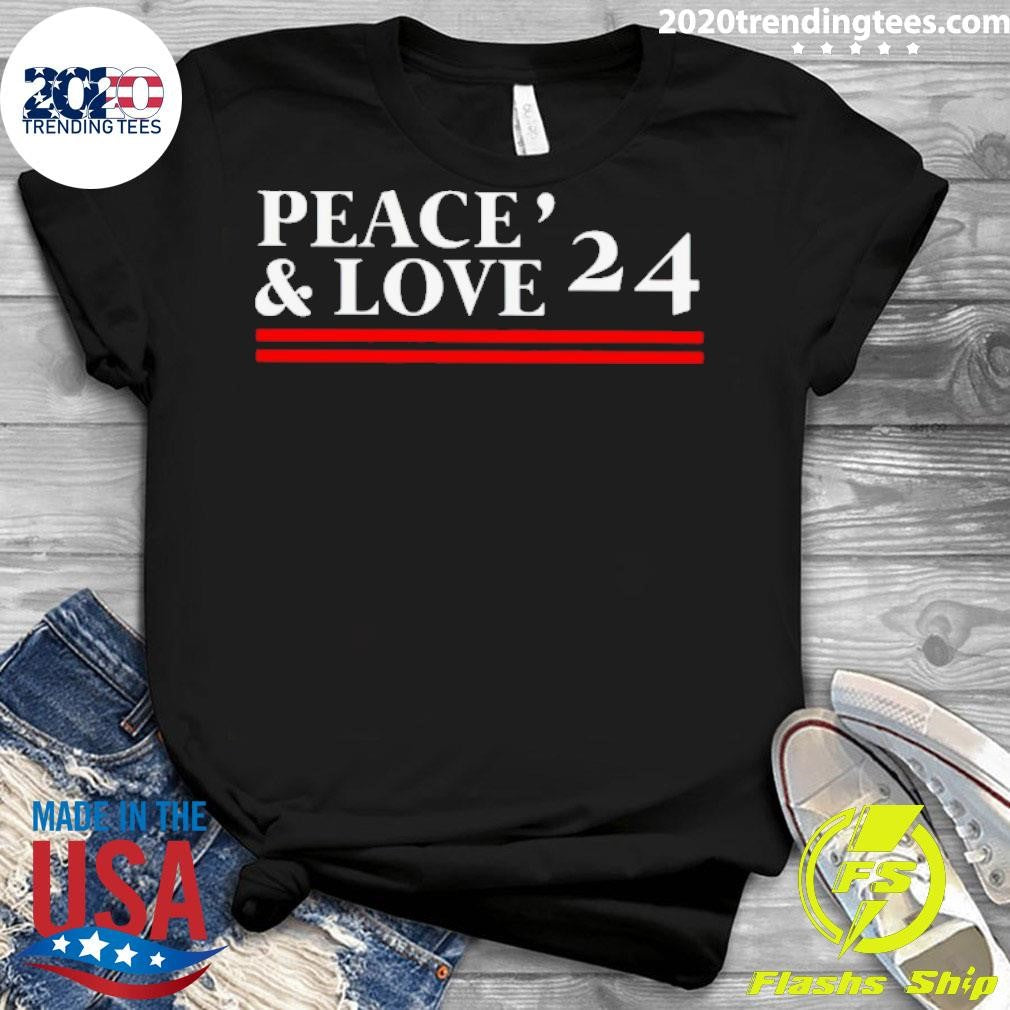Peace And Love '24 - Adult & Kids T-Shirts, Sweatshirts & Hoodies apparel design preview 3
