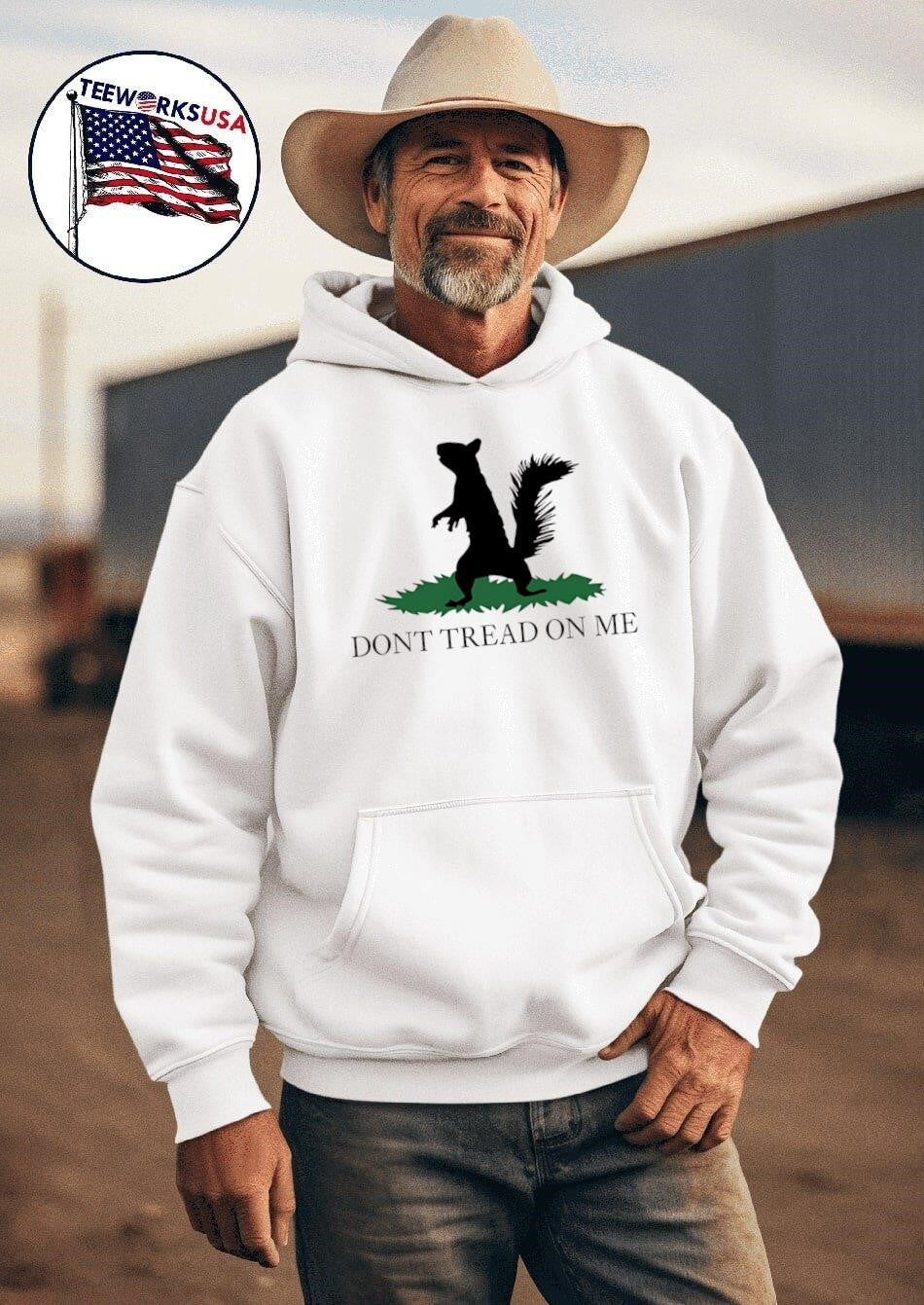 Peanut The Squirrel don't tread on me - Adult & Kids T-Shirts, Sweatshirts & Hoodies apparel design preview 2